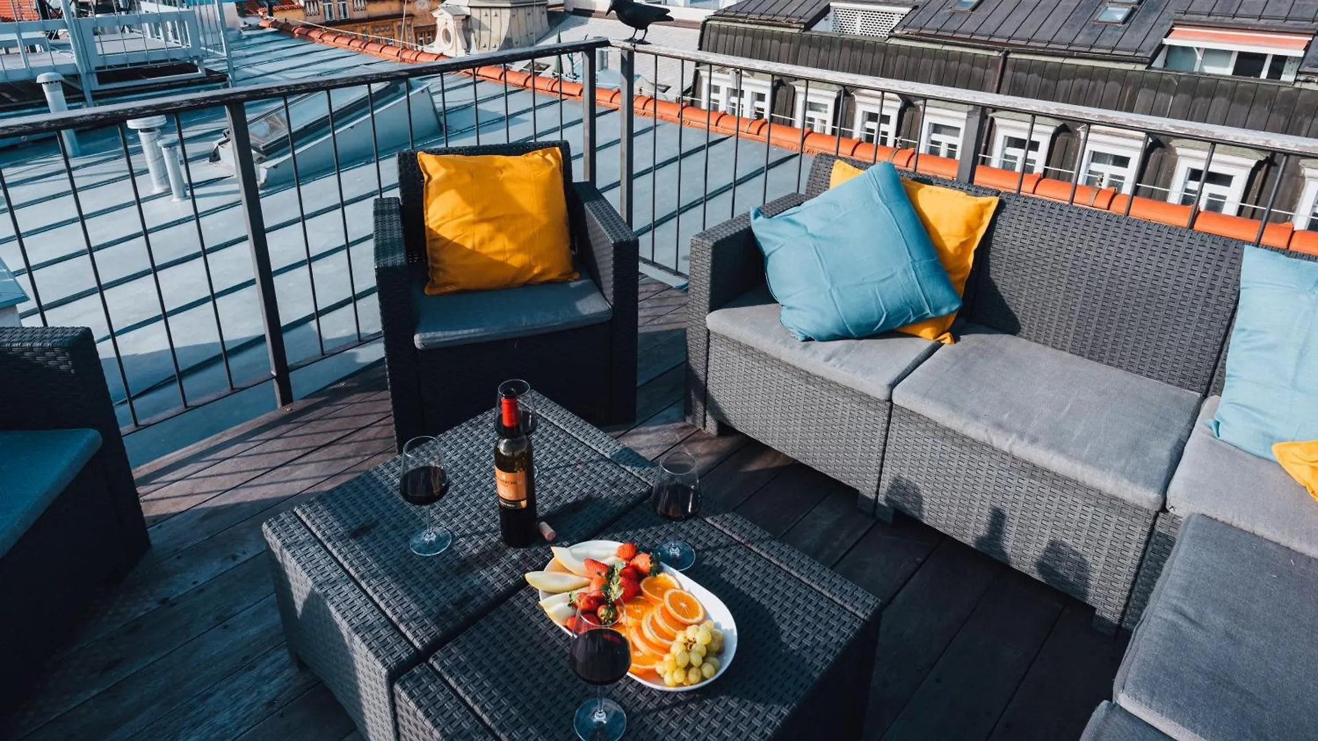 Two-Level Apart With A Terrace Near The Vltava River Прага 0*,  Чехия